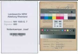 Entnazifizierung Josef Nottenkaemper , geb. 27.11.1901 (Bergwerksunternehmer)