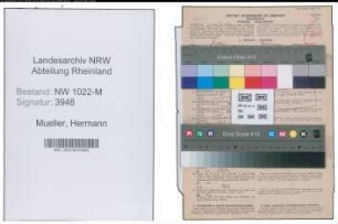 Entnazifizierung Hermann Mueller , geb. 07.06.1894 (Arzt)