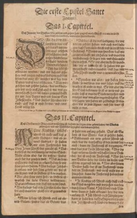 Die erste Epistel Sanct Joannis.