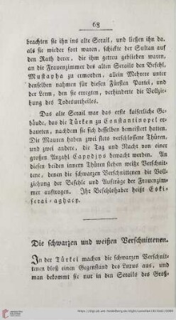 Die Schwarzen und weißen Verschnittenen