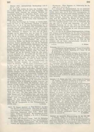 397-398 [Rezension] Back, Samuel, R. Meïr ben Baruch aus Rothenburg