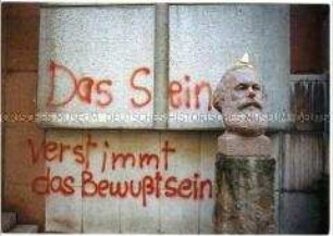 Postkarte zum Ende des Sozialismus