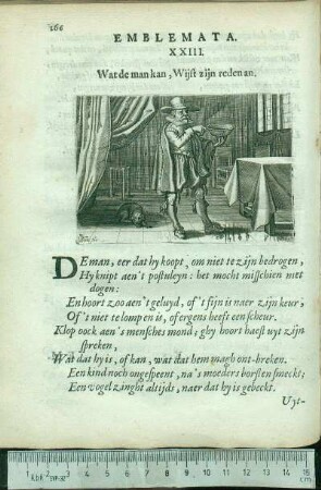 Emblemata. XXIII. Wat de man kan, Wijst zijn reden an.