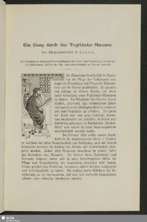 Ein Gang durch das Vogtländer-Museum