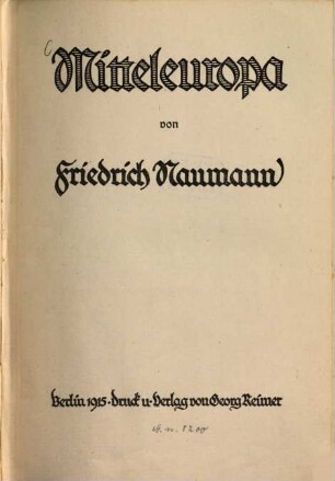 Mitteleuropa