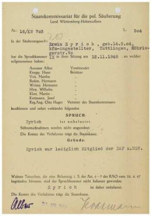 Eyrich, Erwin
