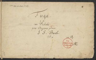 Fugen; org; Es-Dur; BWV 552/2