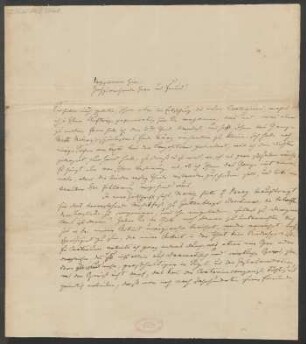 Brief an B. Schott's Söhne : 02.03.1836