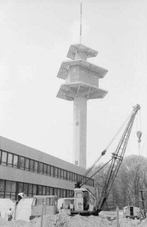Freiburg: Oberpostdirektion; Turm allein