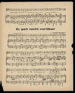 O, geh nicht vorüber (Op. 123)