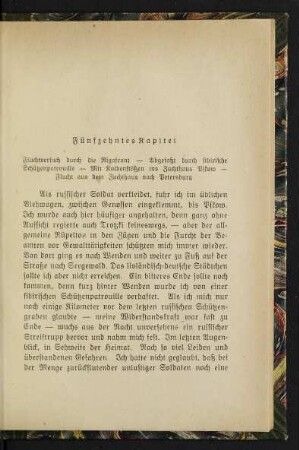 93-96 15. Kapitel, Fluchtversuch durch die Rigafront - Flucht aus dem Zuchthaus