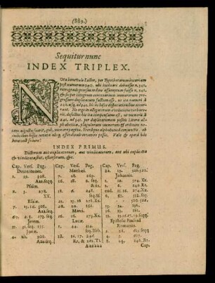 Index Triplex.