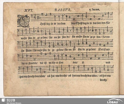 XVI. Christ lag in todes banden