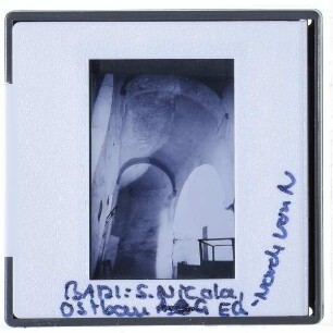 Bari, S. Nicola : Ostbau, Erdgeschoß, nördlicher Raum, nach Norden