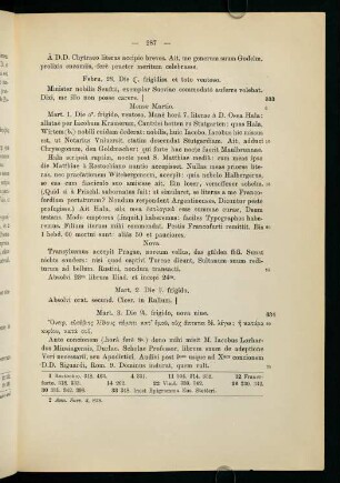 287-315, Mense Martio.