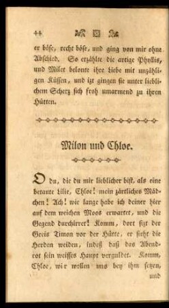 Milon und Chloe