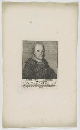 Bildnis des Henricvs Levbing