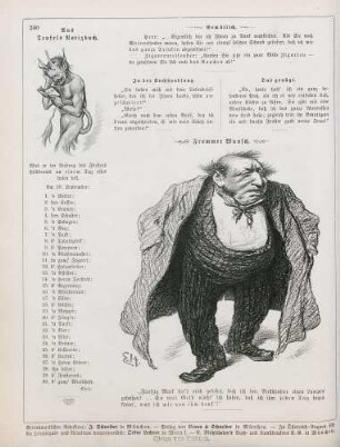 "Aus Teufels Notizbuch" "Frommer Wunsch"