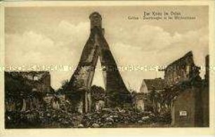 Zerstörungen in Goldap
