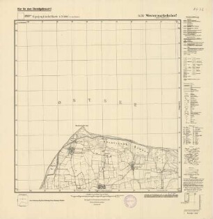 1432 (alte Nr.: 255) Westermarkelsdorf (Insel Fehmarn), Topographische Karte 1:25000 (4cm - Karte)