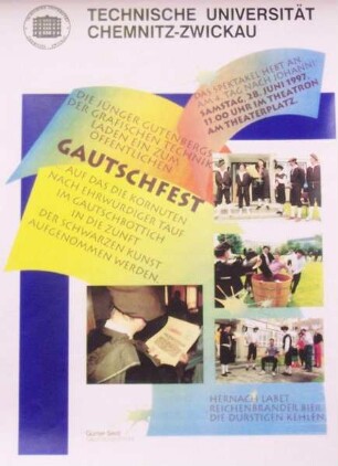 Grafische Technik: "Gautschfest", am 28.06.1997