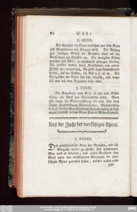 Aus der Zucht der vierfüßigen Thiere.