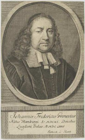 Bildnis des Johannes Fredericus Gronovius