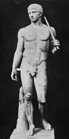 Doryphoros des Polyklet, römische Marmorkopie nach griechischem Bronzeoriginal
