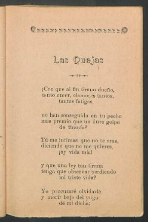 Las quejas