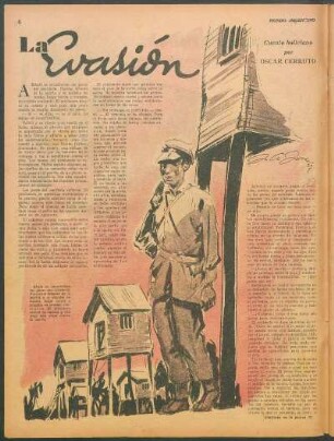 La evasión : Cuento boliviano por Oscar Cerruto