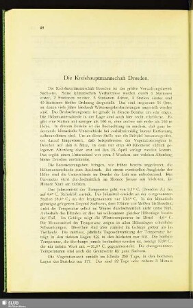 Die Kreishauptmannschaft Dresden