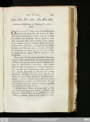 Solvuntur Obiectiones ex Scripturis & ratione petitae.