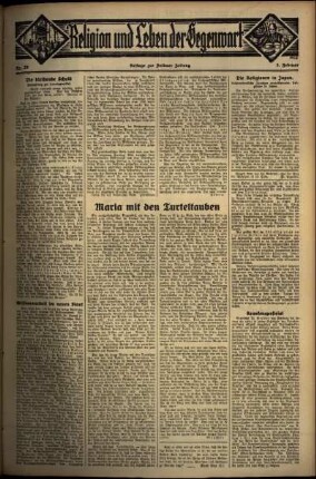 Dritte Ausgabe vom Sonntag, den 03. Februar 1935.