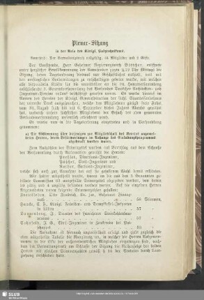Plenar-Sitzung in der Aula des Königl. Polytechnikums