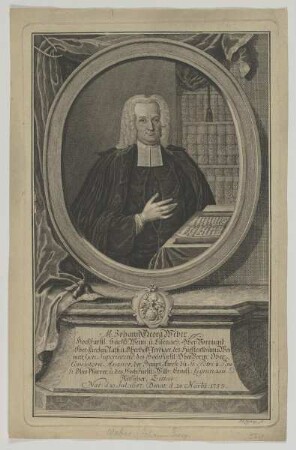 Bildnis des Johann Georg Weber