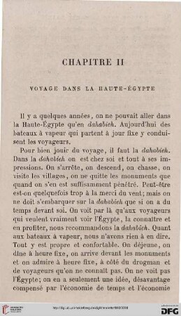 Capitre II: Voyage dans la Haute-Égypte