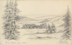 Gross-Tabarz - Blick vom Schnepfenweg