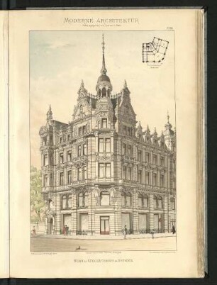 Wohn- und Geschäftshaus in Dresden. Sommerschuh & Rumpel, Arch. Grundriss Erdgeschoss
