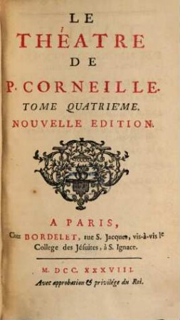 Le Théatre De P. Corneille. 4