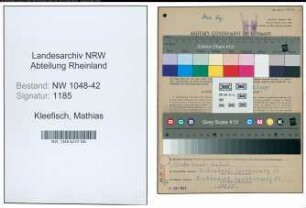 Entnazifizierung Mathias Kleefisch , geb. 28.04.1893 (Angestellter)