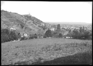 Niederlößnitz. Blick auf Radebeul