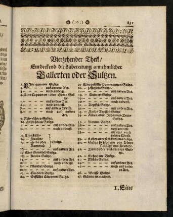 831-831, Entdeckend die Zubereitung annehmlicher Gallerten oder ...