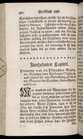 Funfzehntes Capitel. - Neunzehntes Capitel.