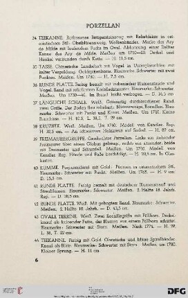 Porzellan (Nr. 34-74)