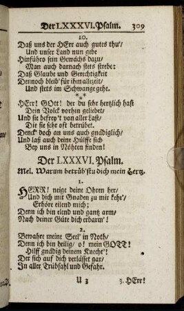 Der LXXXVI. Psalm. - Der XCIV. Psalm.