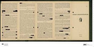 Programm 7. Monatsabschnitt 1946