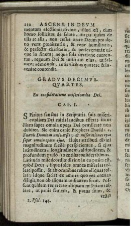 Gradus Decimus-Quartus. Ex consideratione misericordiae Dei.