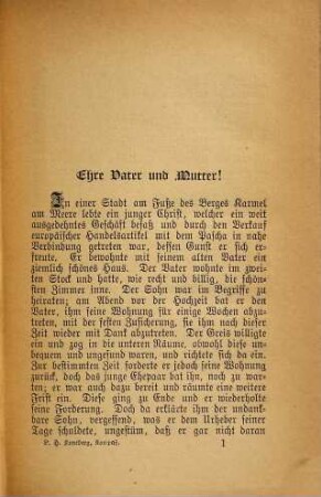 Kompaß für die Jugend und das Volk : Charakterzüge edler Menschen dargestellt in Erzählungen. Mit einem Vorwort und dem Bildnis des Verfassers