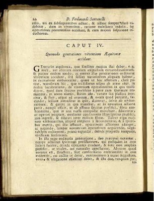 Caput IV. Quomodo generationes viventium Æquivocæ accidant.
