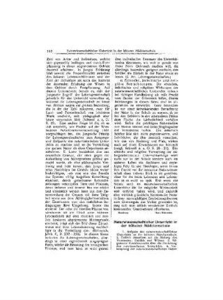 Naturwissenschaftlicher Unterricht in der höheren Mädchenschule